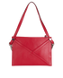 M Zipped Shoulder Bag, £250, Handbags, Red, Leather, Back view